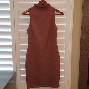 Windsor Store Mauve Turtleneck Dress Small